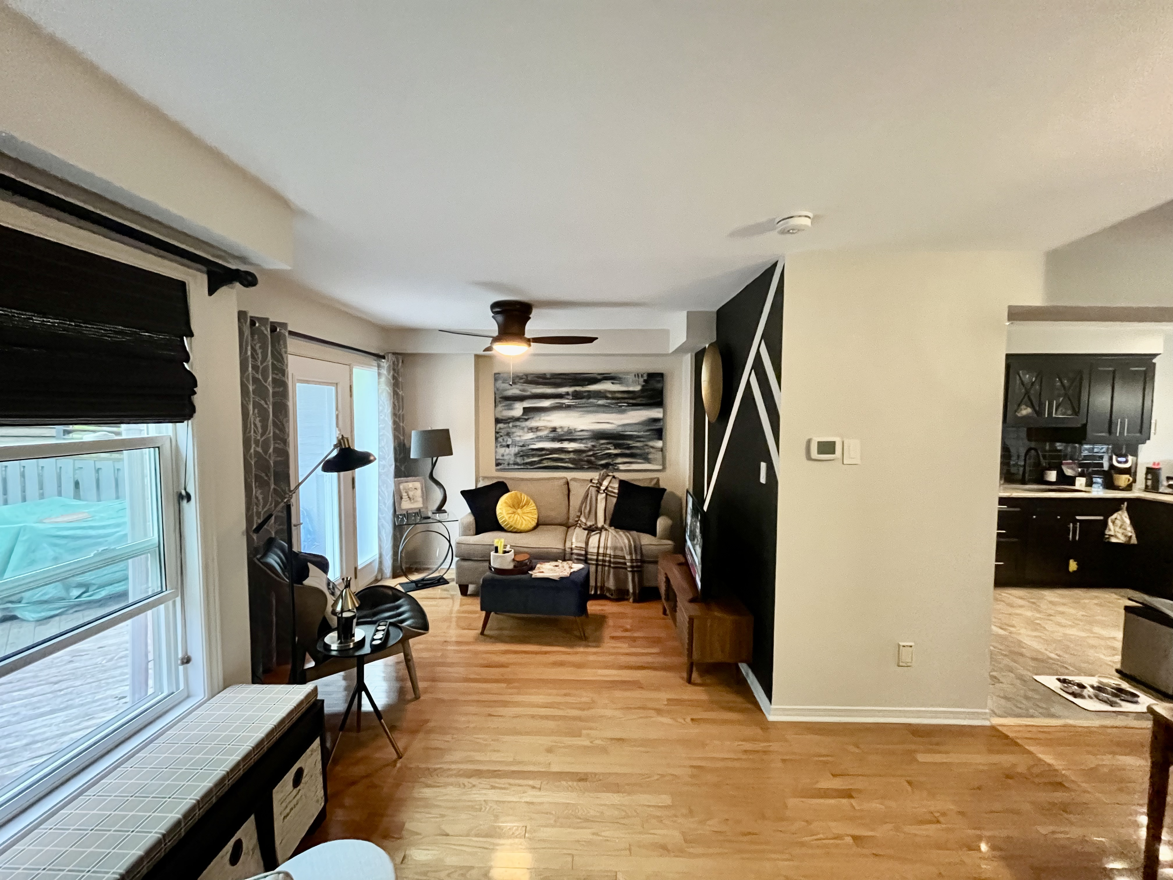 Popcorn ceiling refinishing