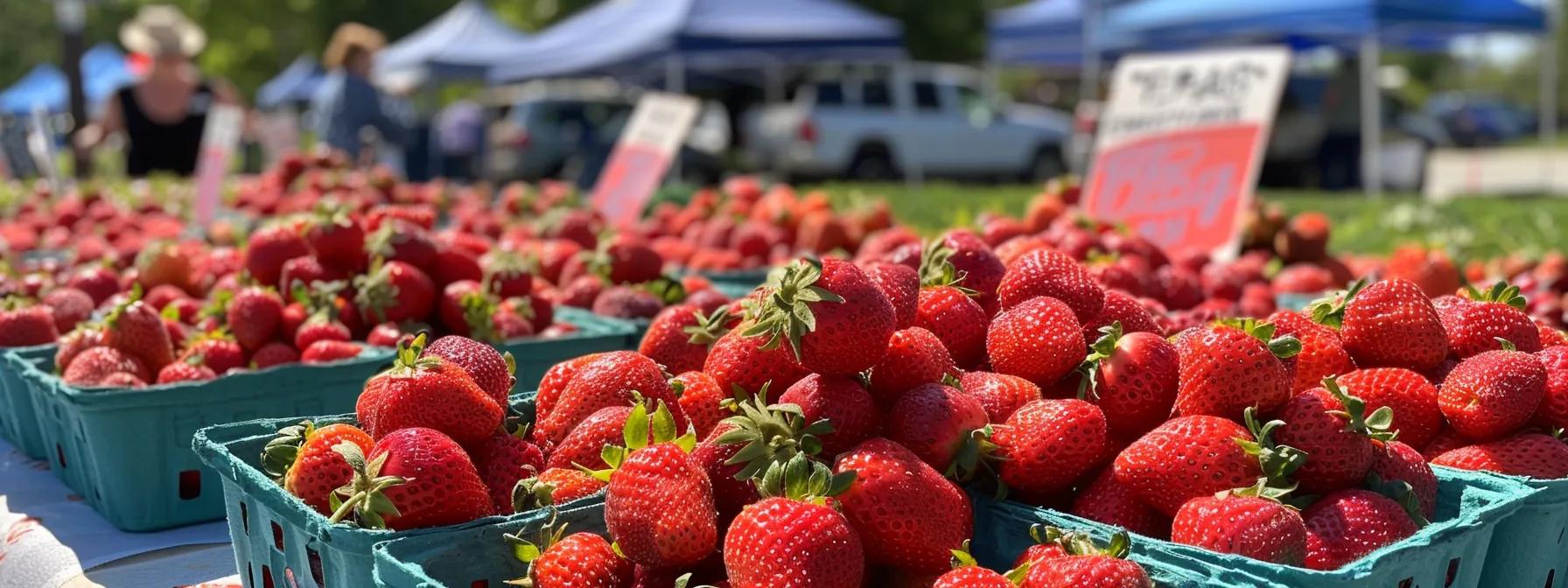 Ripe, red strawberries ready to be enjoyed as nutritious, tasty snacks Ripe, red strawberries ready to be enjoyed as nutritious, tasty snacks