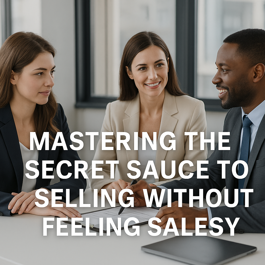 Mastering the Secret Sauce to Selling Without Feeling Salesy