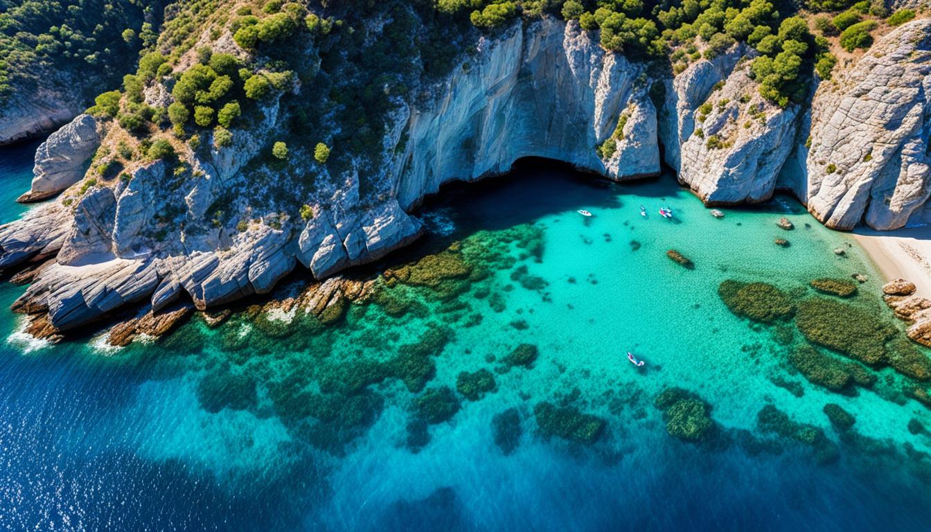 Pristine beaches in the Greek Islands Pristine beaches in the Greek Islands