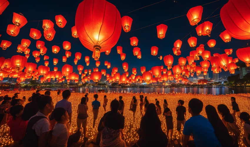 Yi Peng, the Lantern Festival