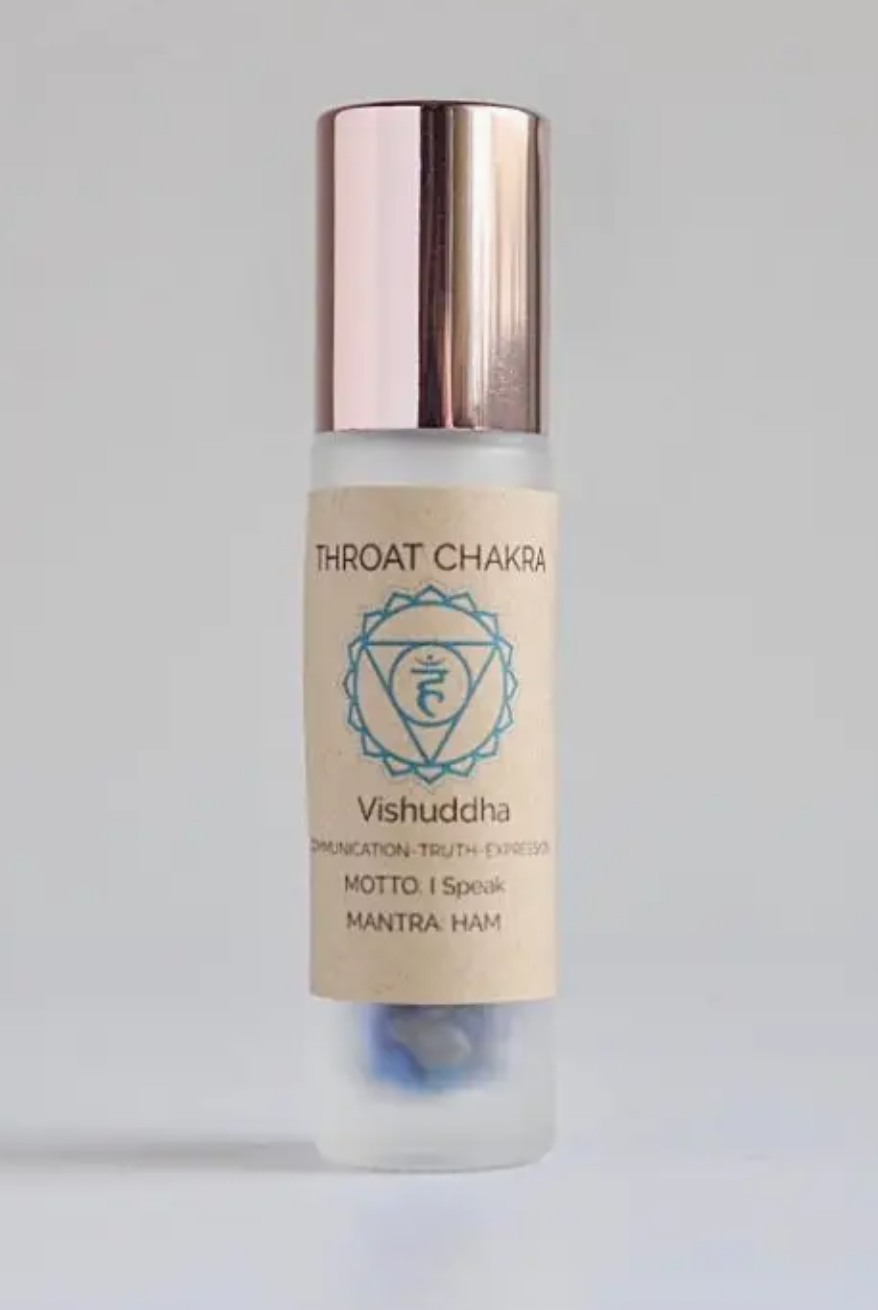 Throat Chakra Essential Oil Roll-On | Communication & Self-Expression