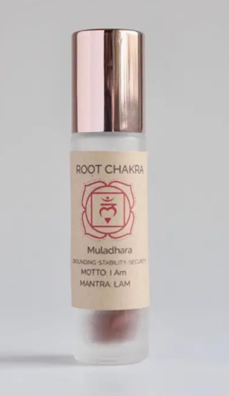 Root Chakra Essential Oil Roll-On | Grounding, Safety & Stability