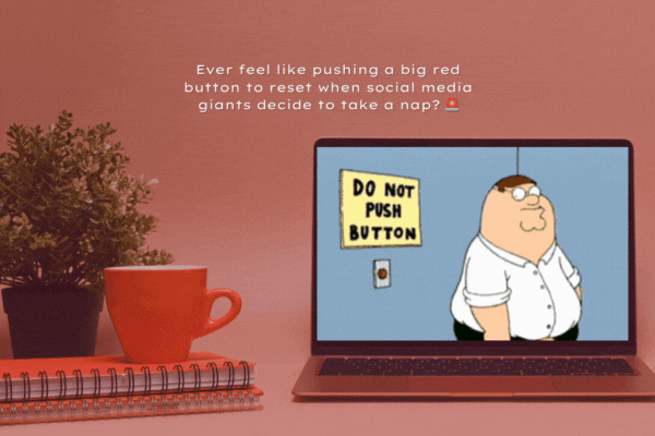 Peter Griffin Pushing the "Do Not Push Button" Button