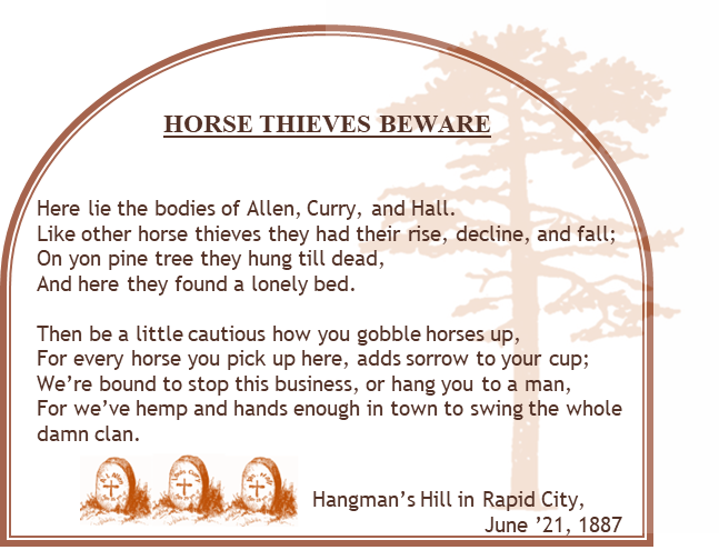 Horse Thieves Beware