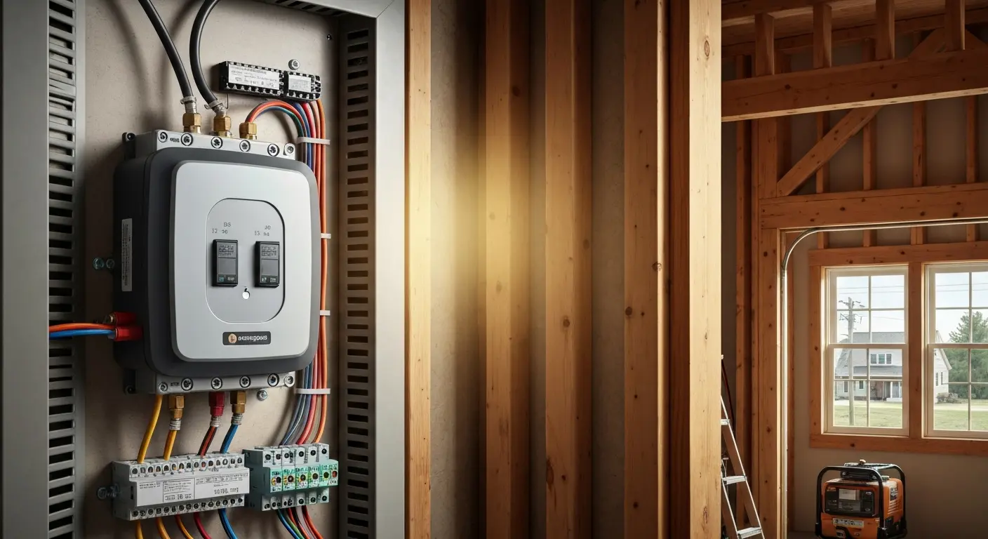 Transfer switch electrical installation