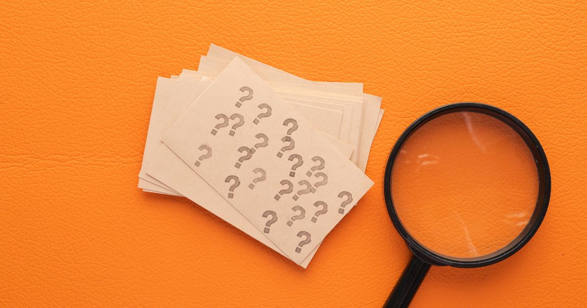 question mark and magnifier question mark and magnifier