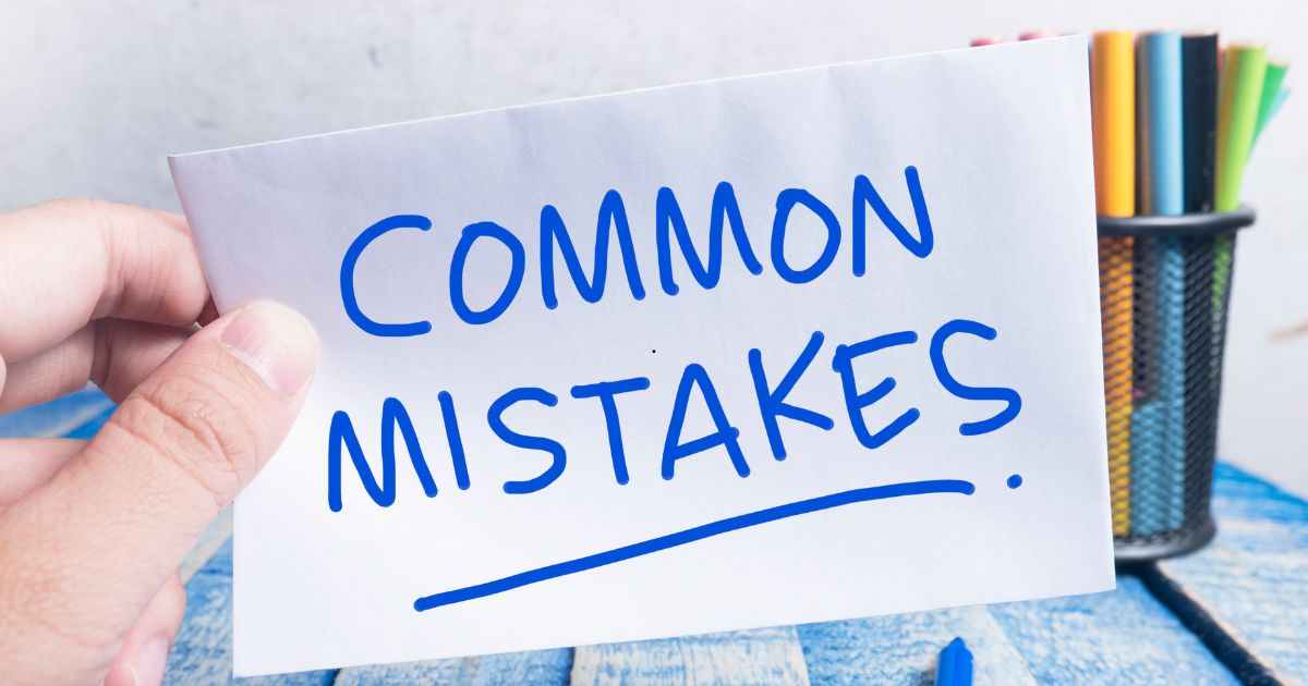 common mistakes common mistakes