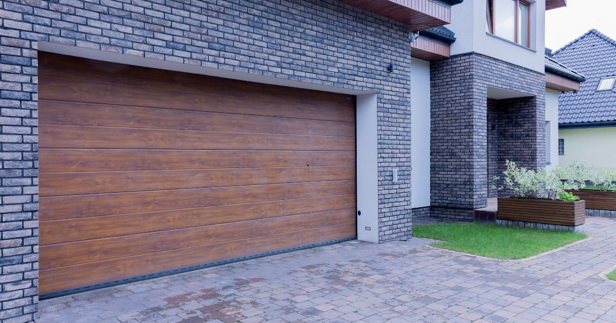 brown garage door brown garage door