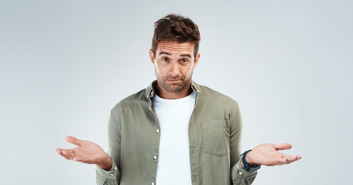 unsure man expression unsure man expression