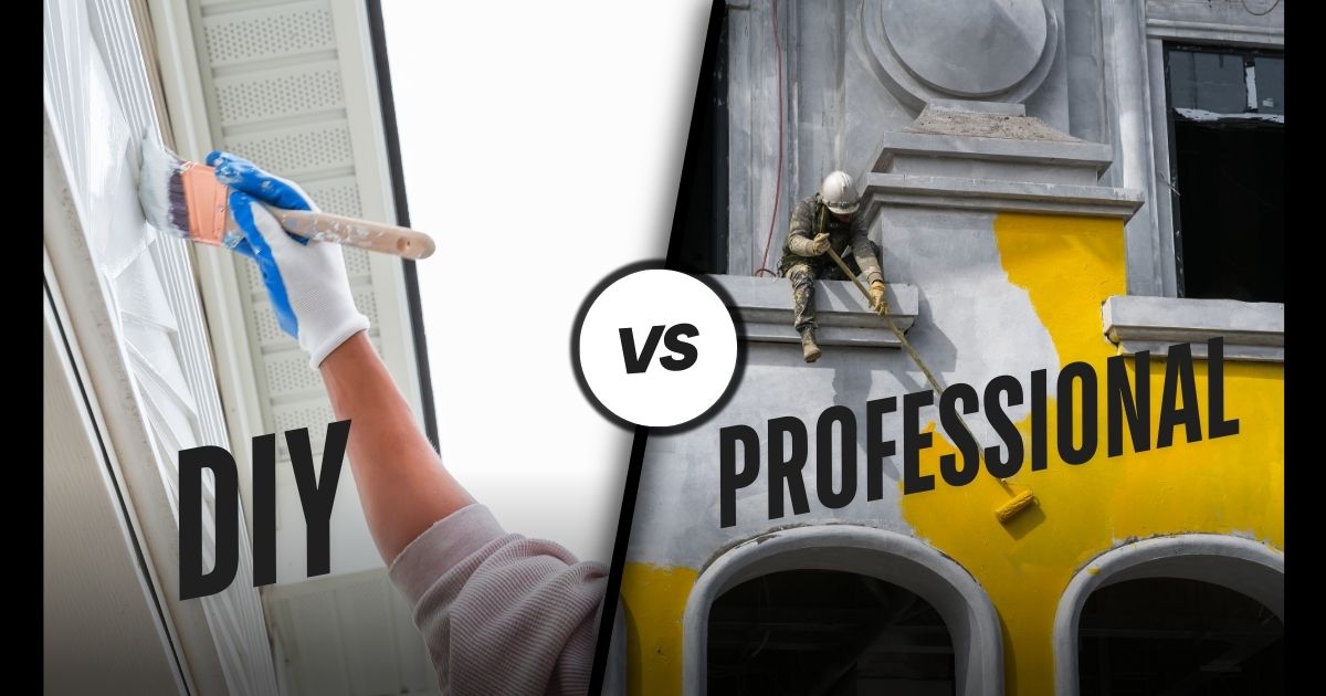 DIY VS PROFESSIONAL PAINT DIY VS PROFESSIONAL PAINT
