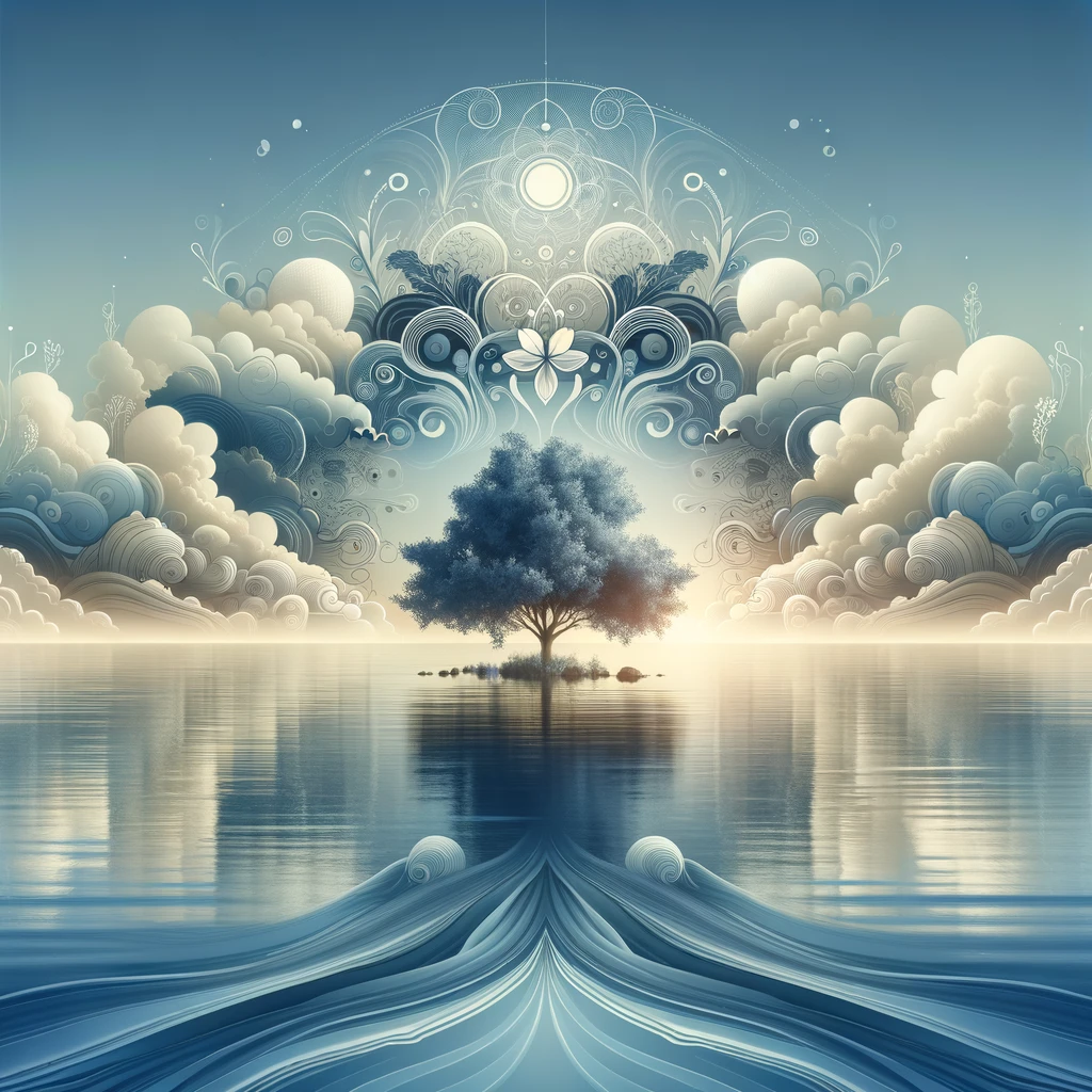 A serene and inviting image depicting a tranquil landscape with a calm ocean and clear sky, symbolizing the diverse applications of hypnotherapy for wellness and personal growth.