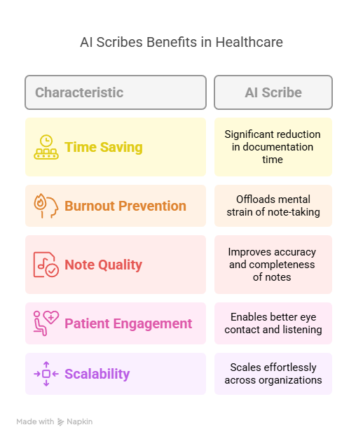 AI Scribes Benefits in Healthcare AI Scribes Benefits in Healthcare