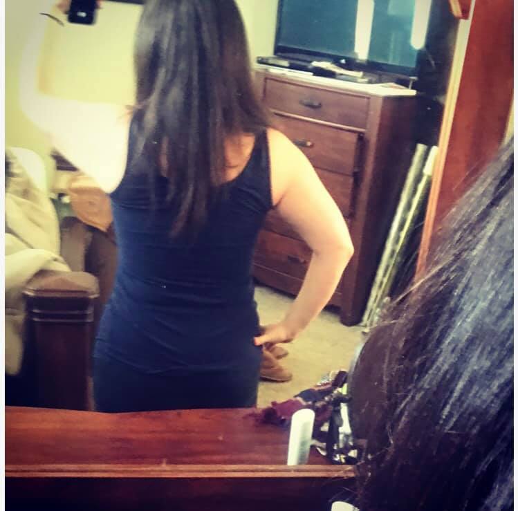 Ruby Ribbon Back View