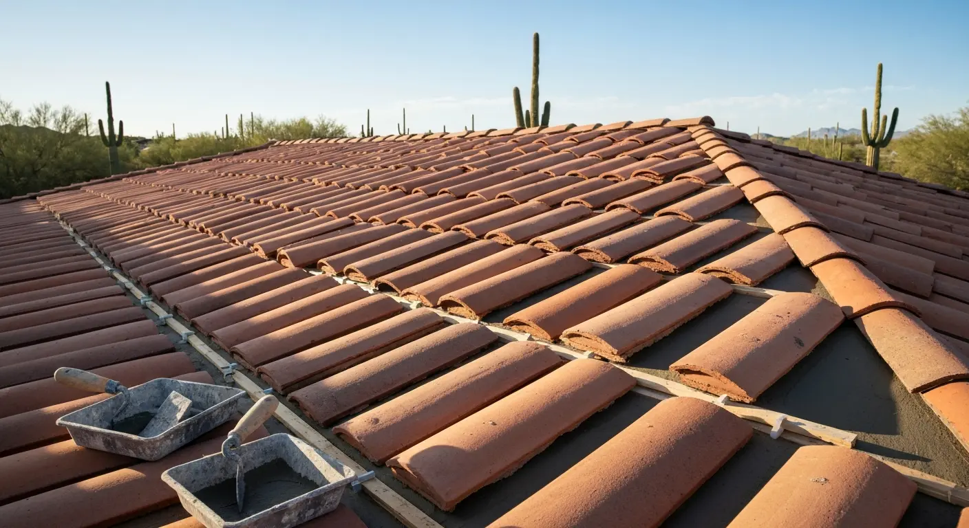 Tile roof repair