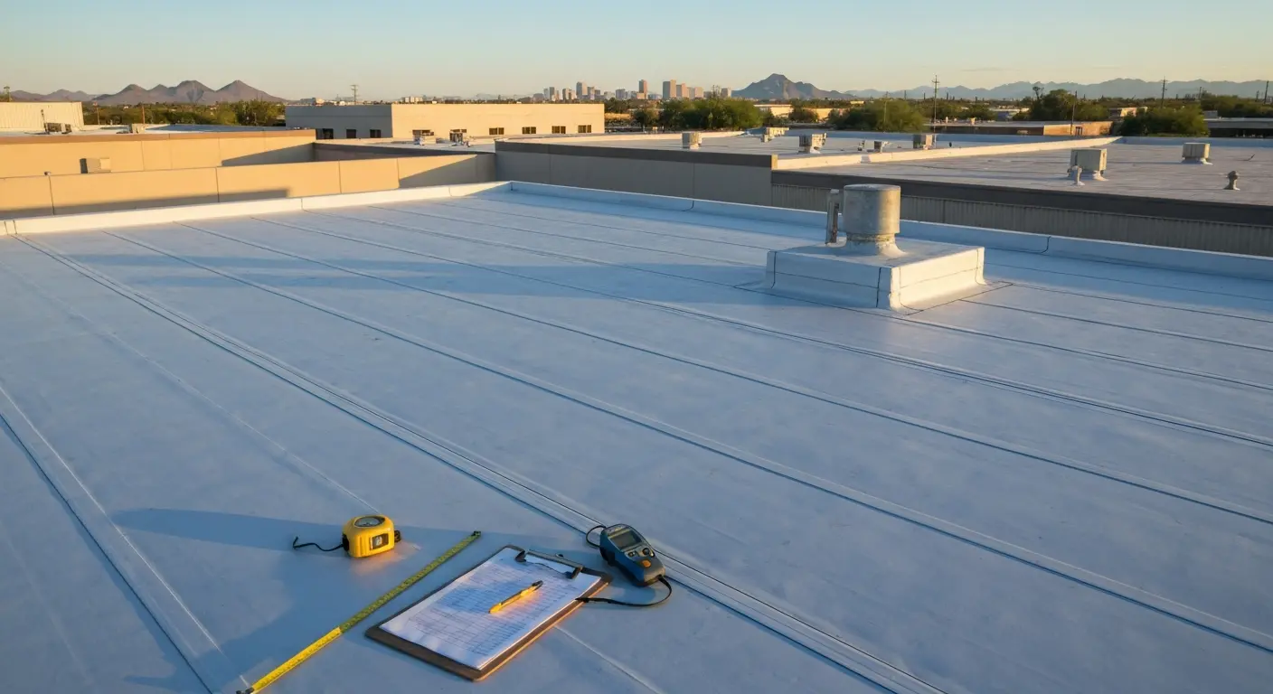 Commercial roof inspection