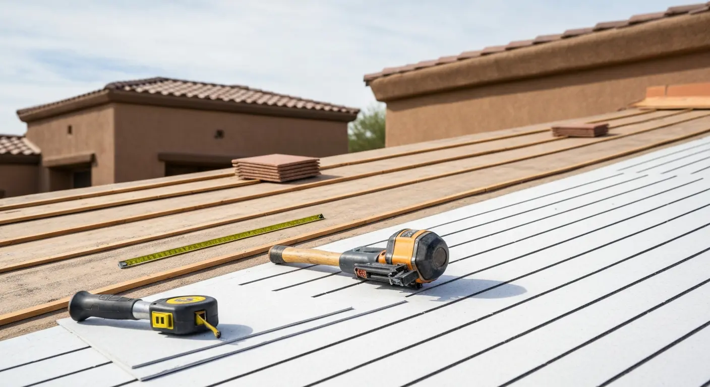 Storm damage roof repair in Peoria