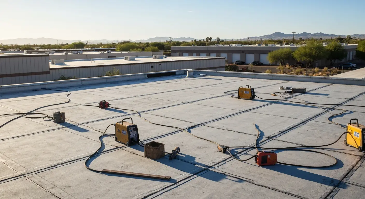 Commercial roof repair
