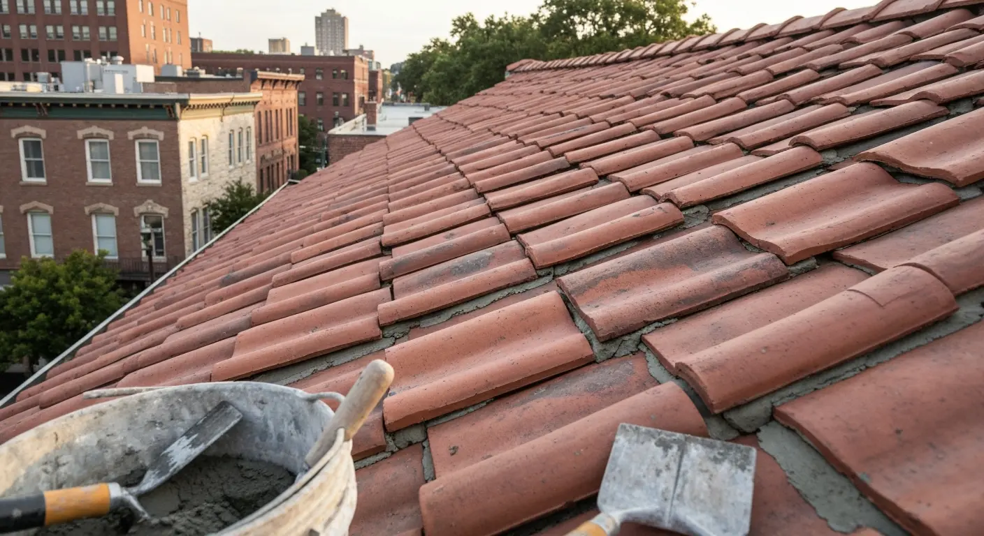 Tile roof repair