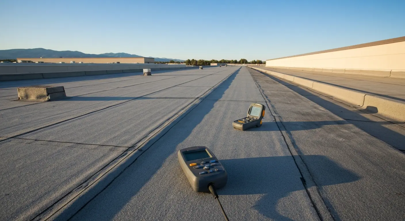 Flat roof inspection and repair