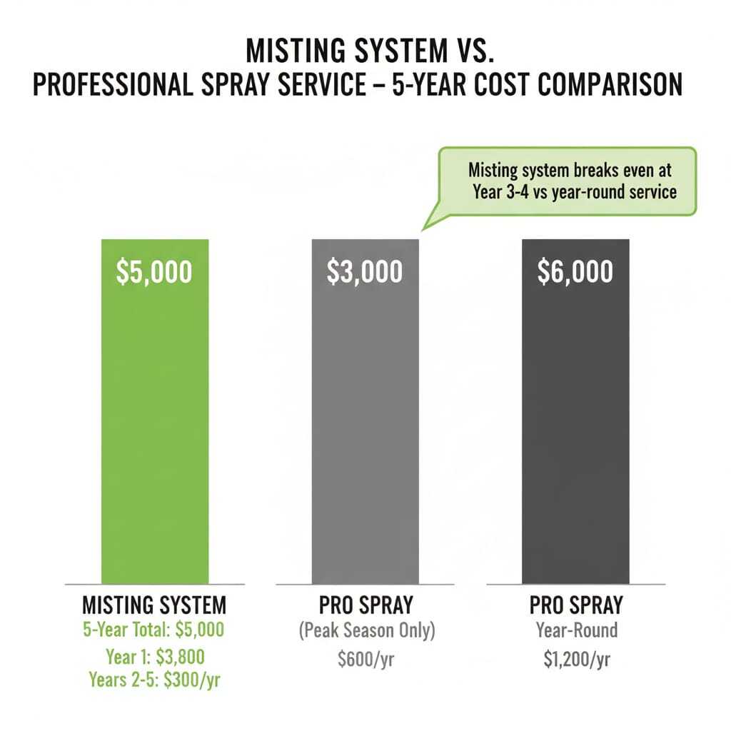 Mosquito Misting system cost comparison Mosquito Misting system cost comparison