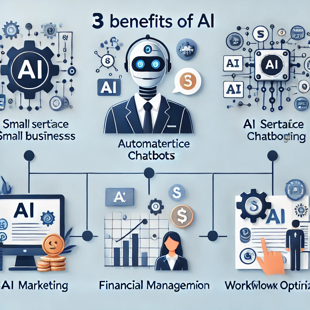 Five ways AI helps small businesses save time and money. Five ways AI helps small businesses save time and money.