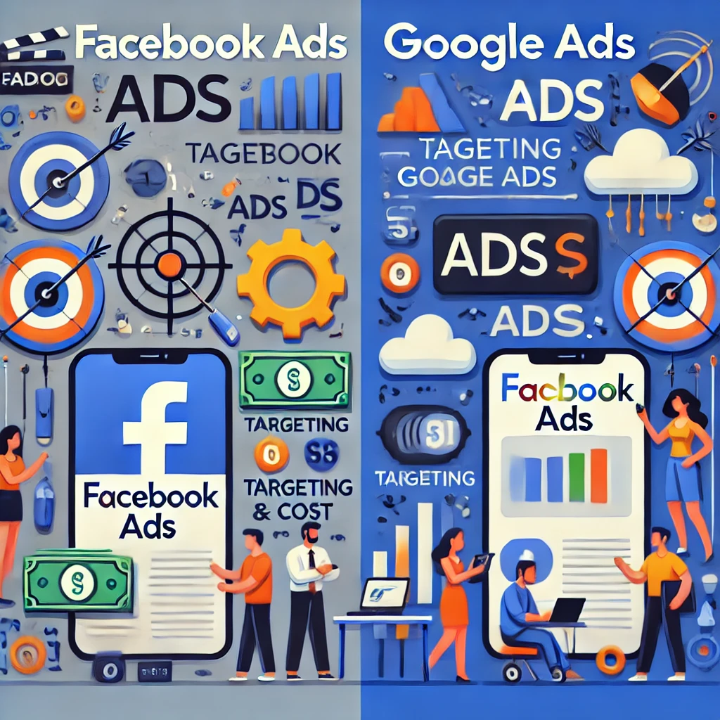 Facebook Ads vs Google Ads comparison – key differences for small businesses. Facebook Ads vs Google Ads comparison – key differences for small businesses.