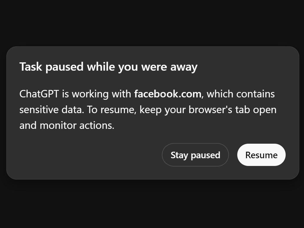 Task Paused While Your Away Task Paused While Your Away