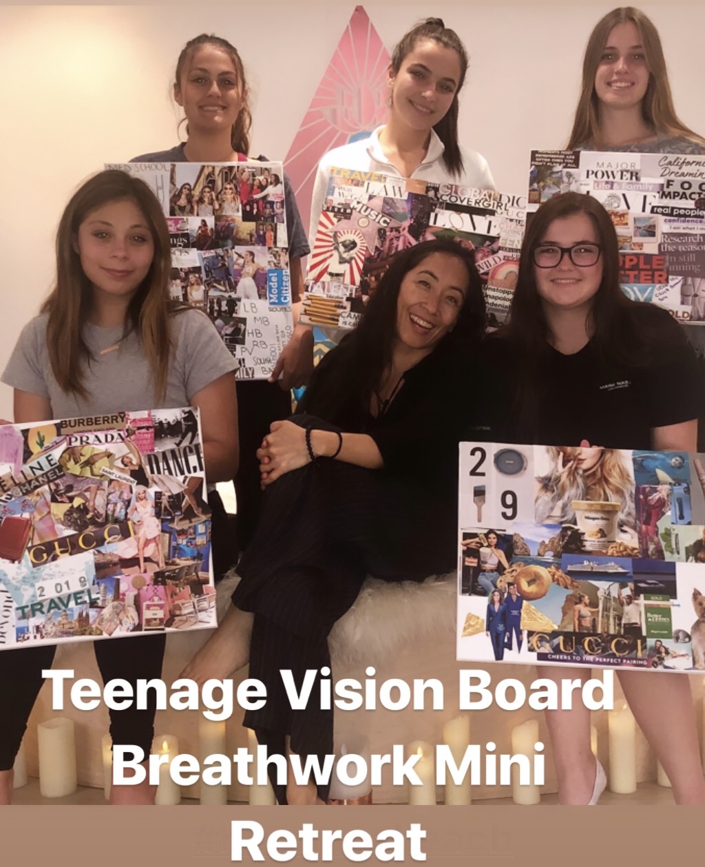 Vision Board Circle with Teens