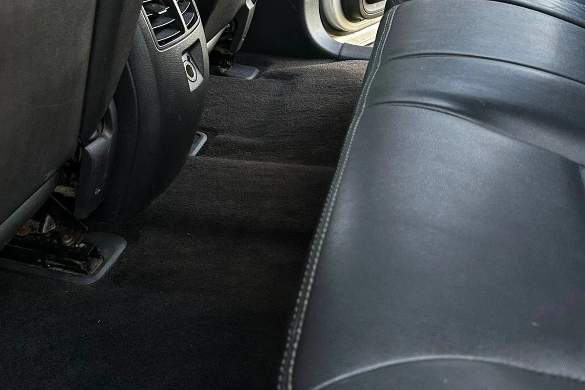 Car interior after detailing