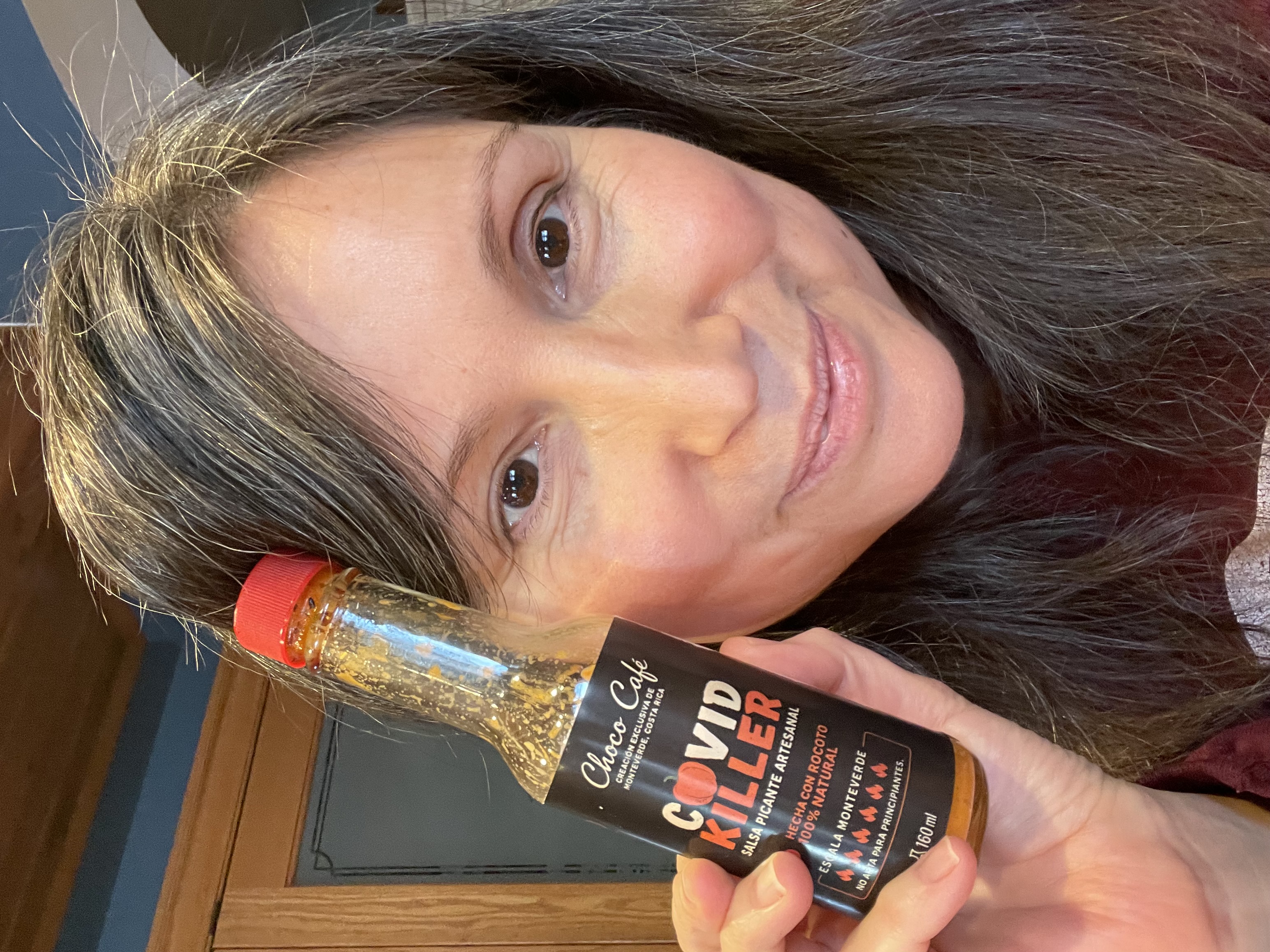 Dr. Adame with COVID Killer Dr. Adame with COVID Killer