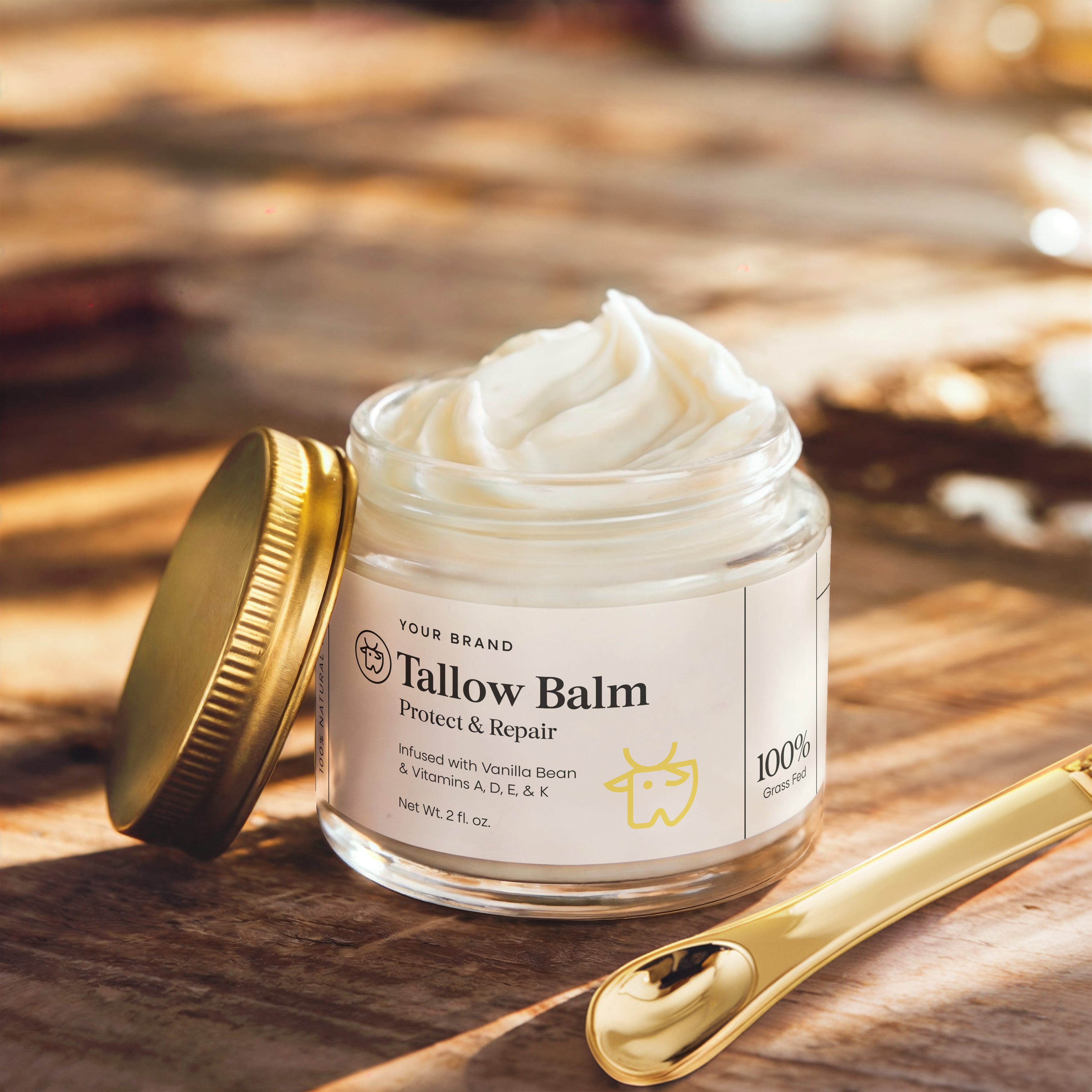 Whipped Tallow Label Design