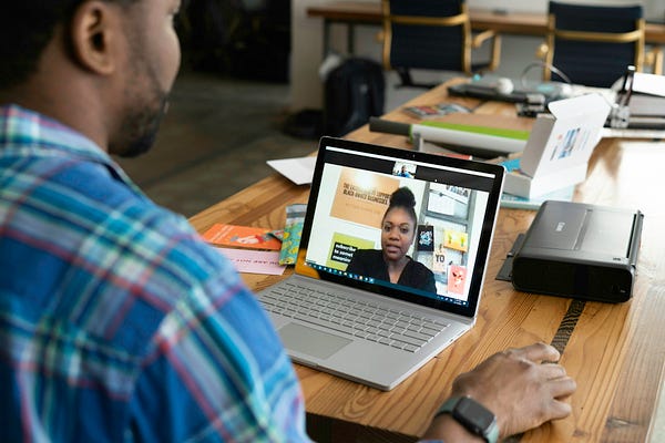 a man working from home with laptop a man working from home with laptop