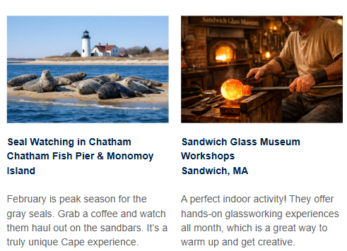 Places to visit in Cape Cod