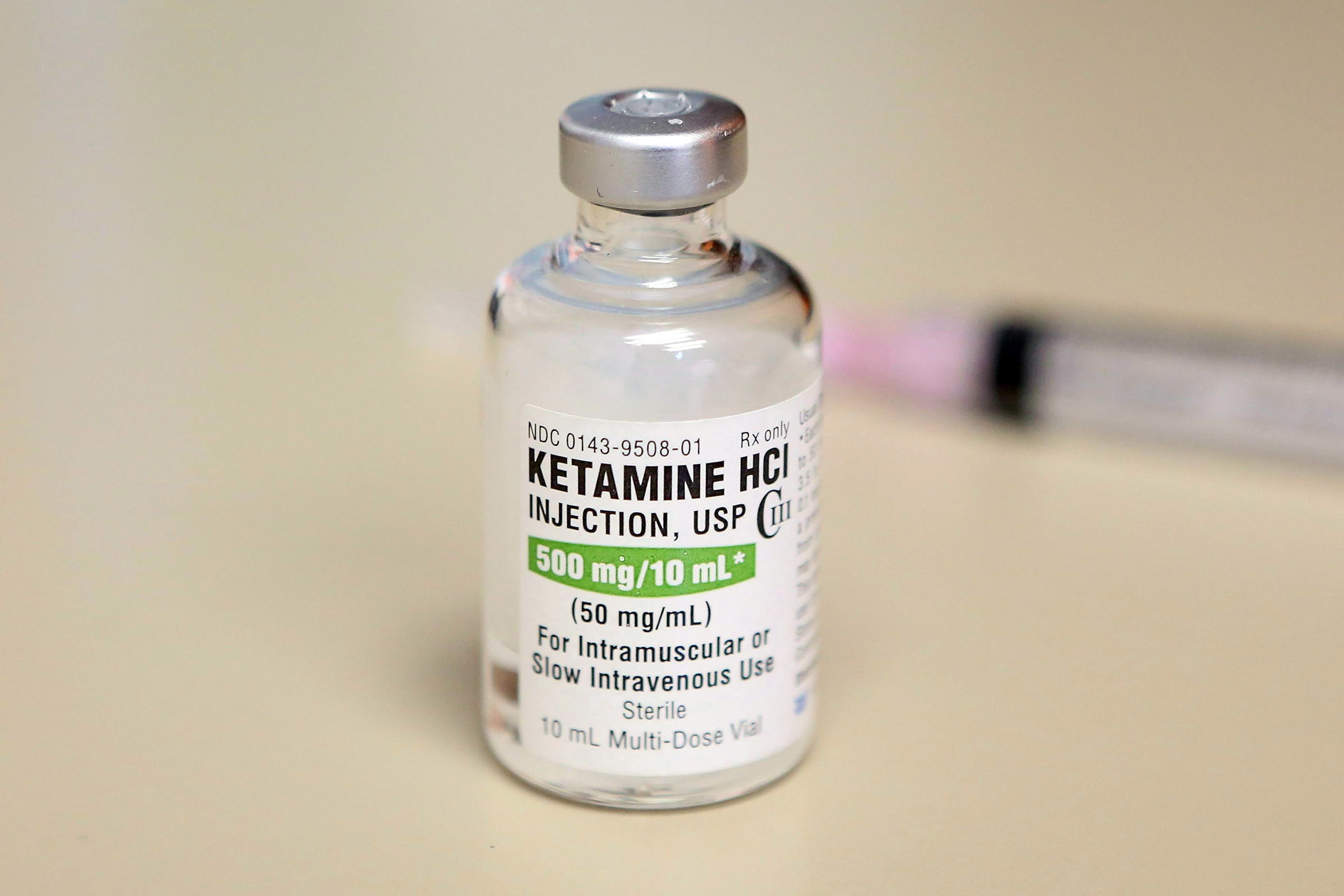 Bottle of Ketamine