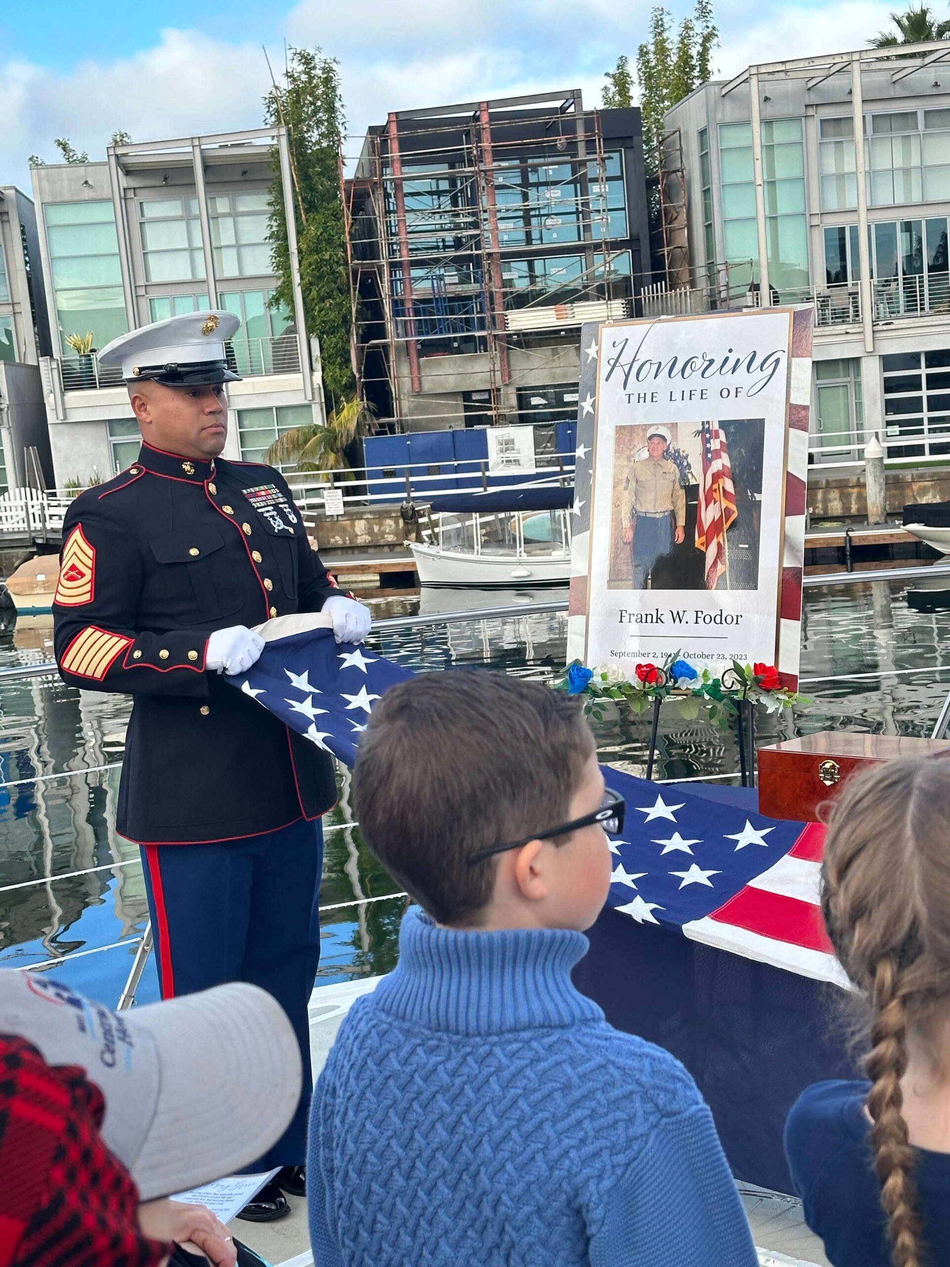 Tranquil Waters: Funeral at Sea