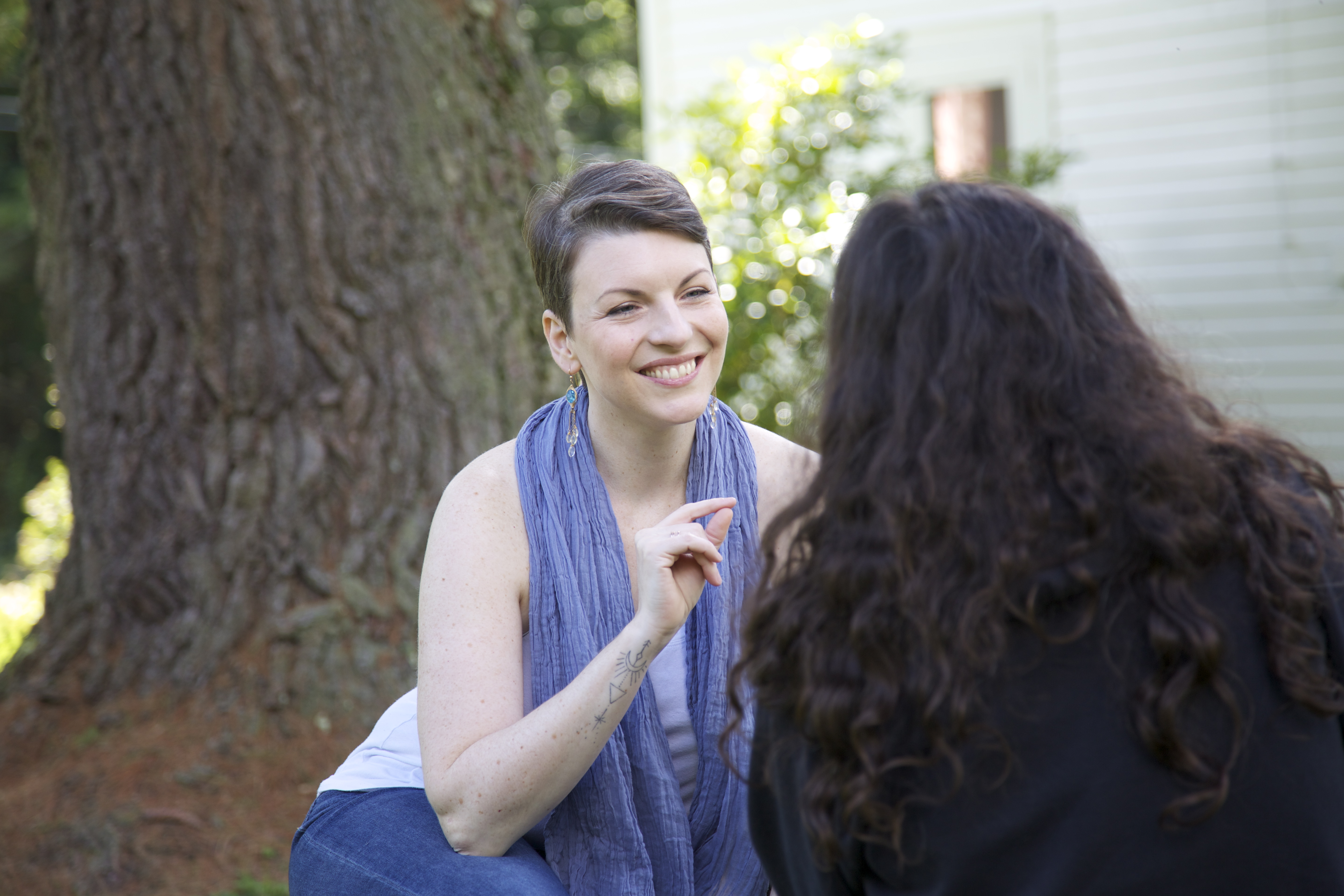 One-on-one healing session