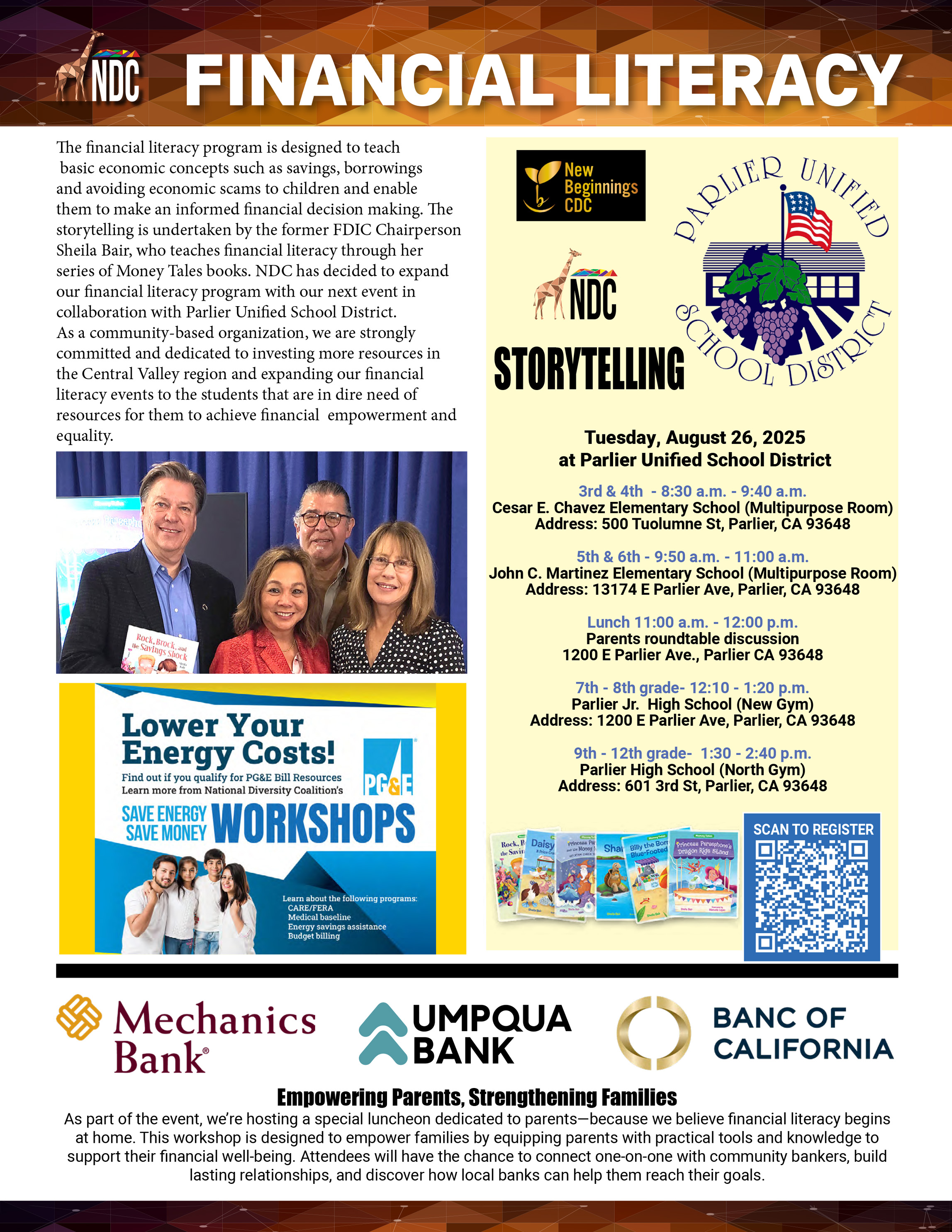 8/26/25 Giraffe Storytelling - Financial Literacy: In The Eyes Of The Children
