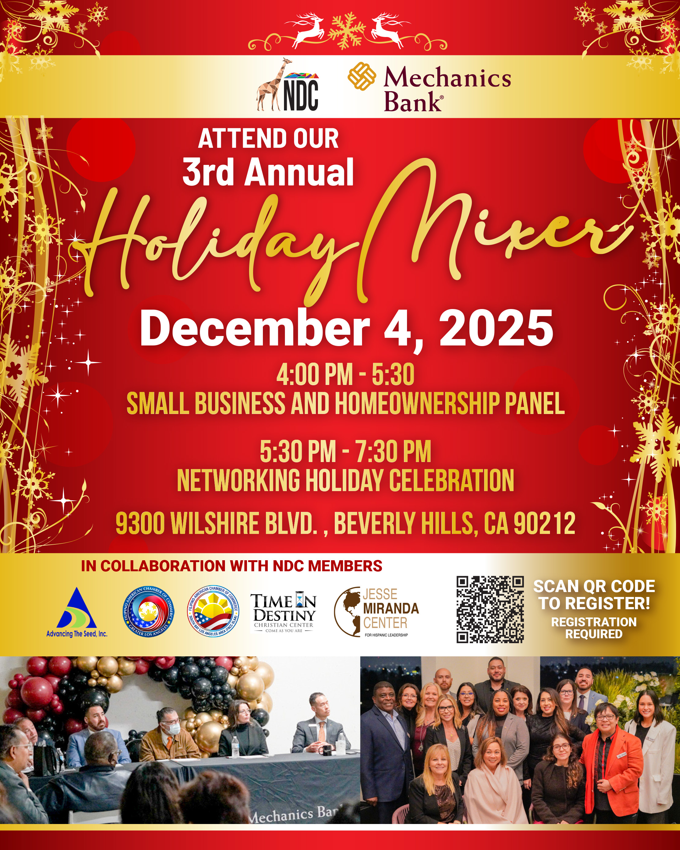 3rd Annual Holiday Mixer - NDC & Mechanics Bank