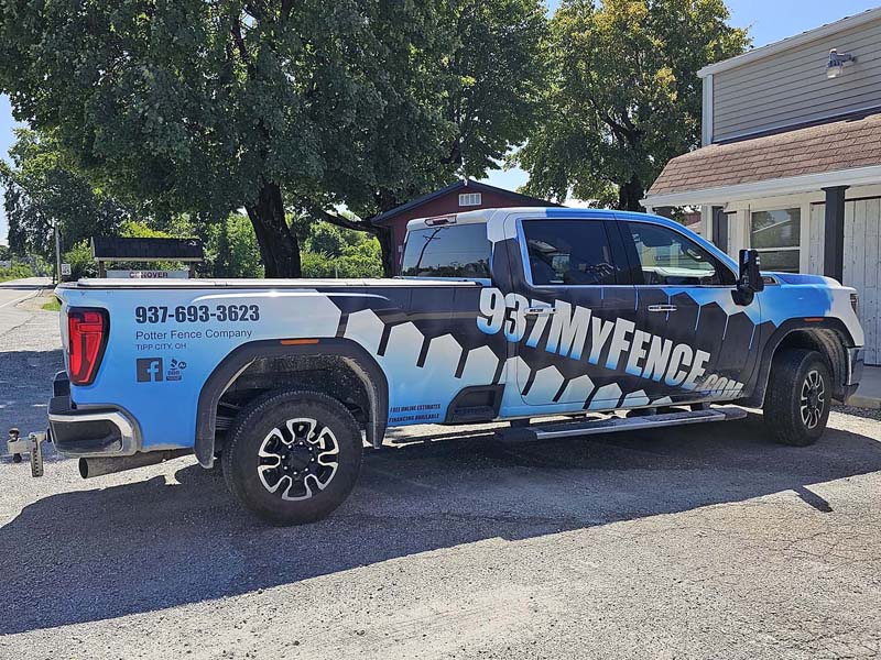 a potter fence truck
