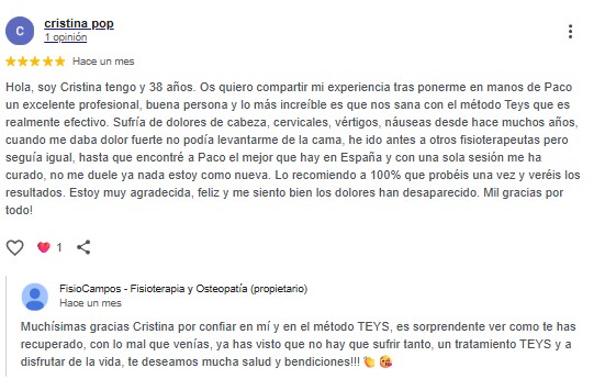 Testimonio de paciente 4