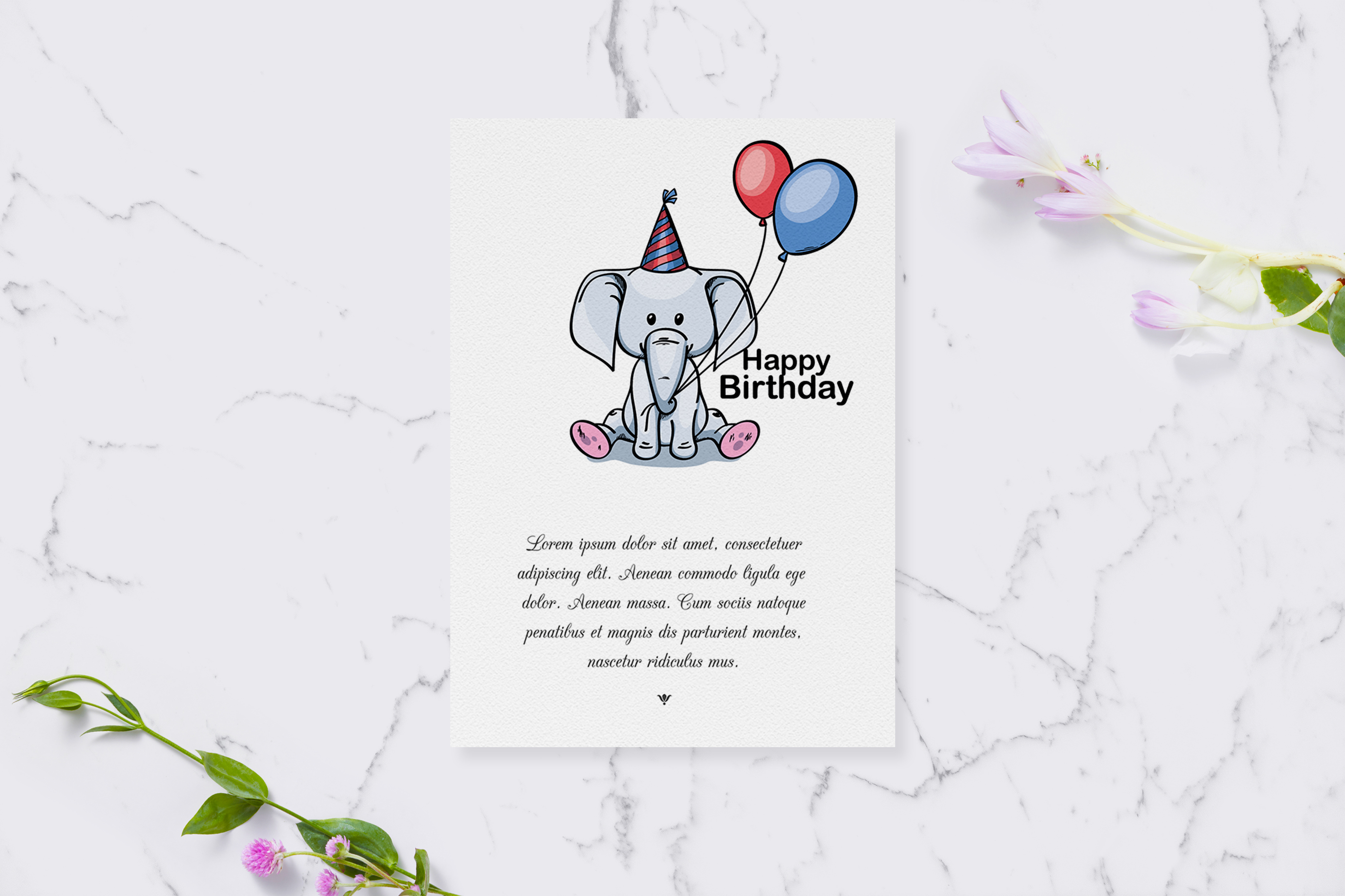 Einladungskarte zum Kindergeburtstag