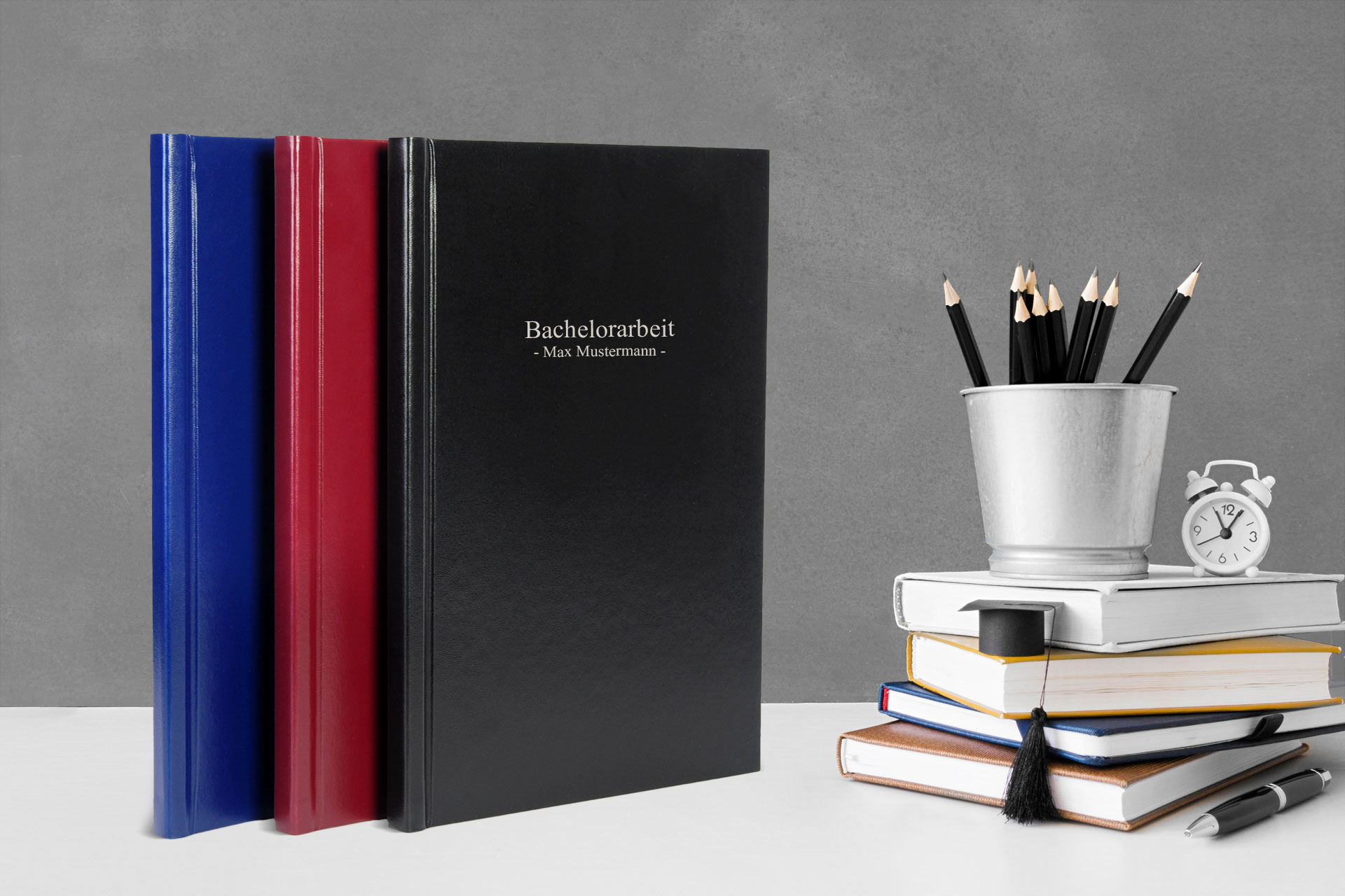 Hardcover und Softcover Bindungen