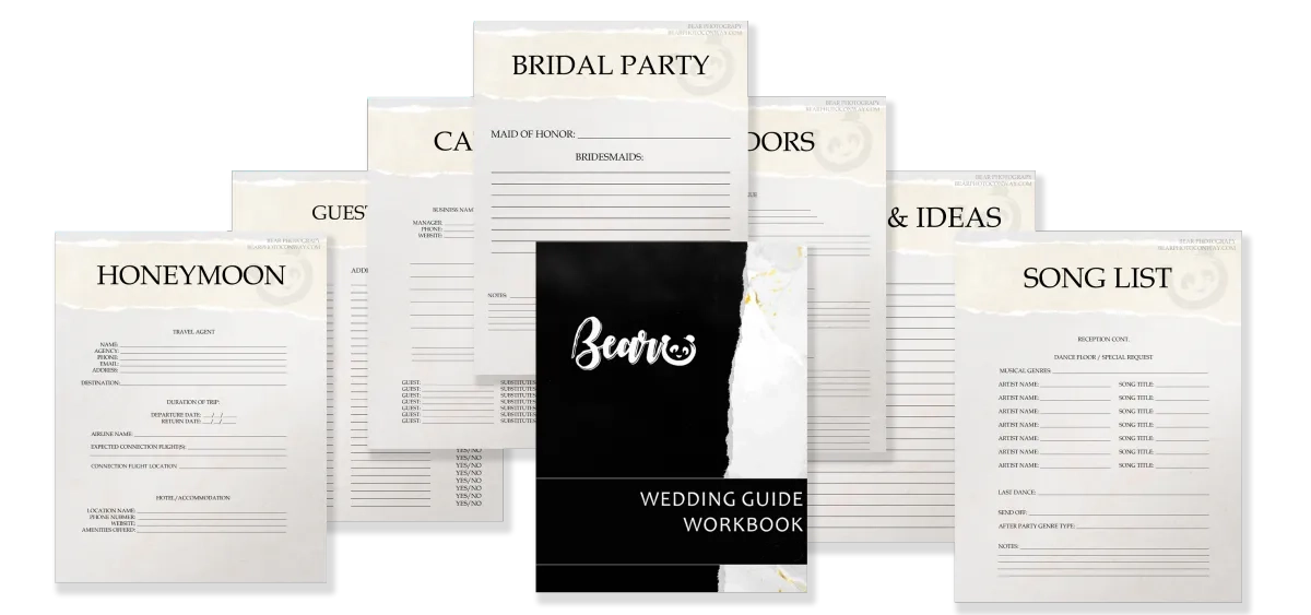 Wedding Workbook Inside Preview