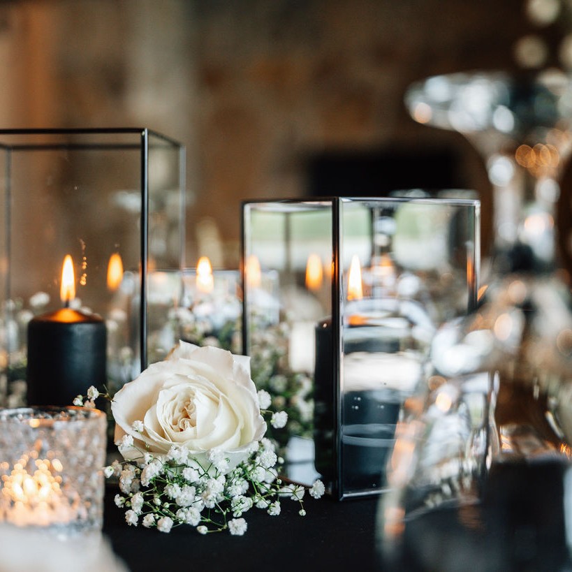 Reception toast moment