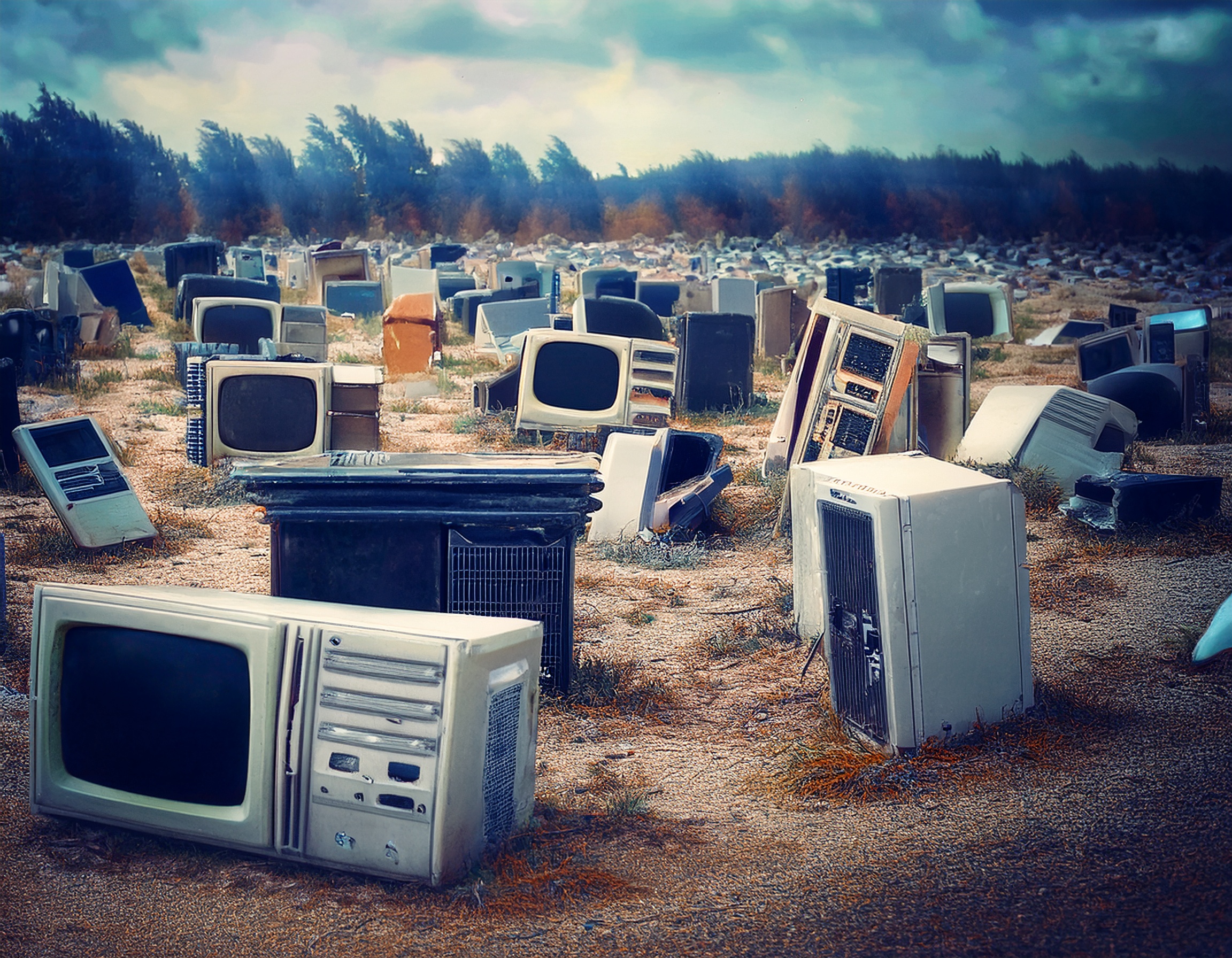 A graveyard of obsolete technology A graveyard of obsolete technology