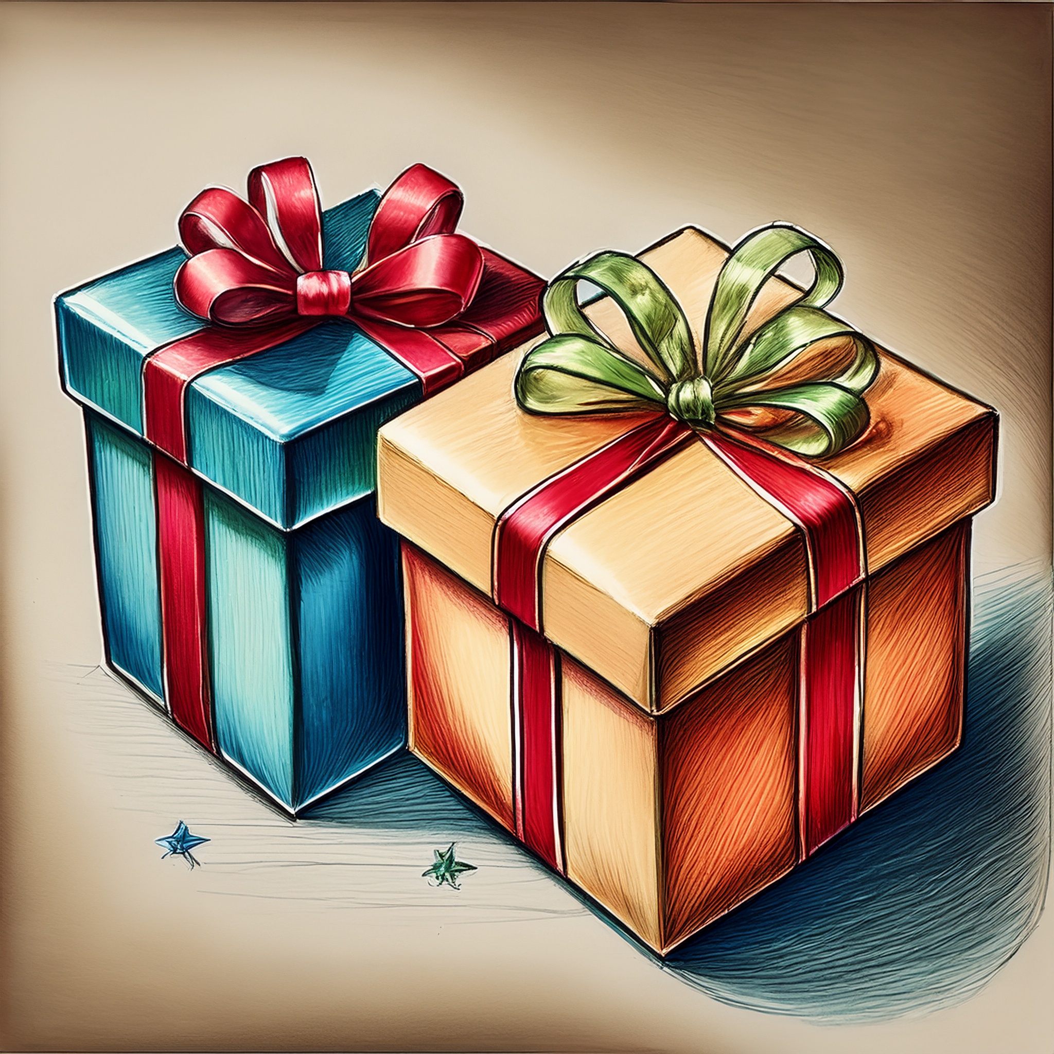 Two gift boxes—one labeled Traditional Offer, one labeled Value Bundle with smaller price tag—highlighting value-shift in holiday gifts. Two gift boxes—one labeled Traditional Offer, one labeled Value Bundle with smaller price tag—highlighting value-shift in holiday gifts.