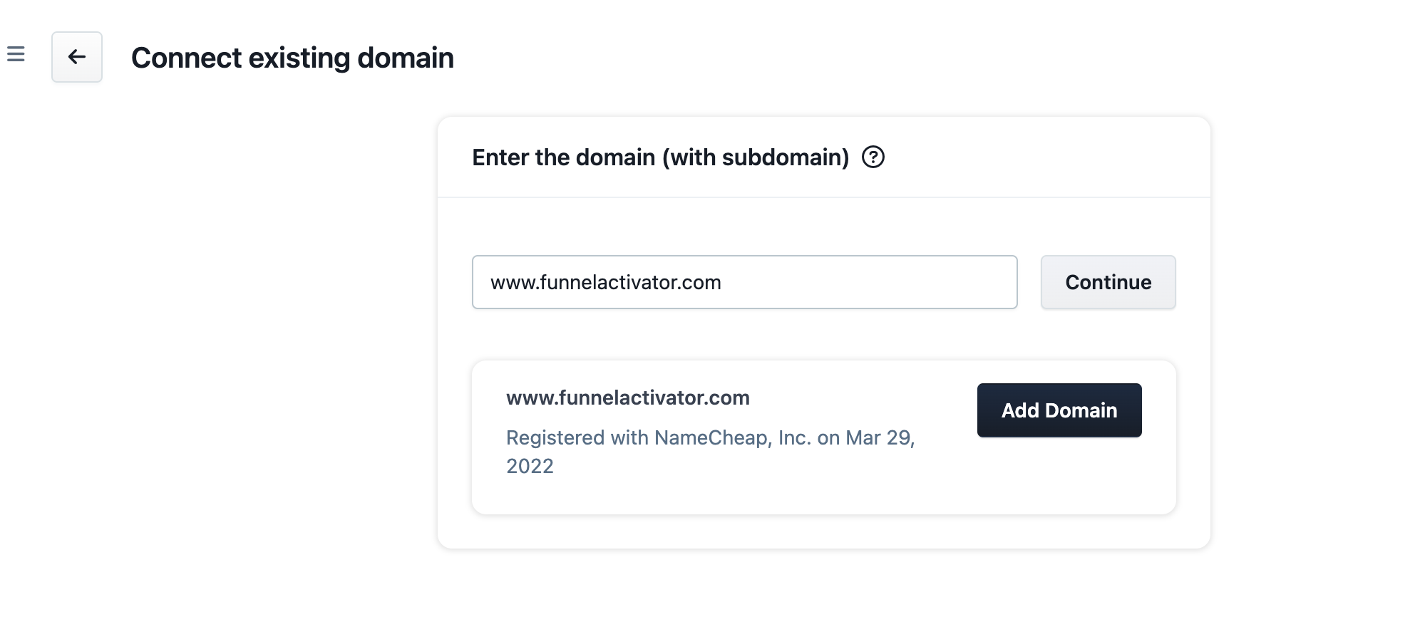 gohighlevel domain setup gohighlevel domain setup