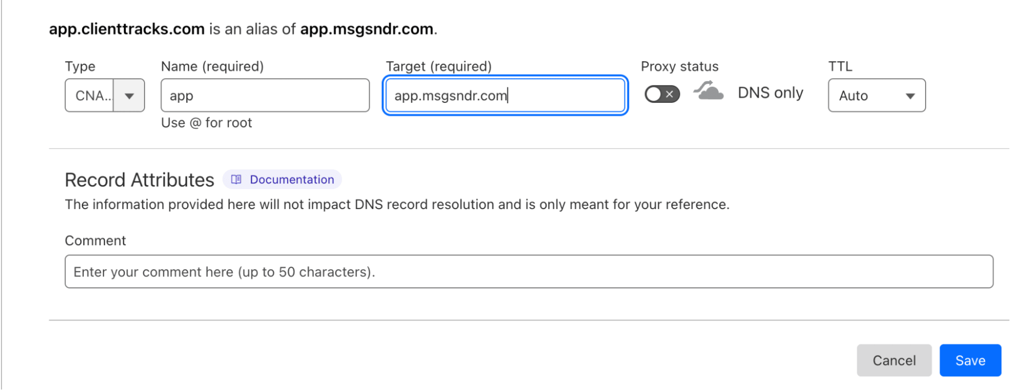 Go High Level Cloudflare Records