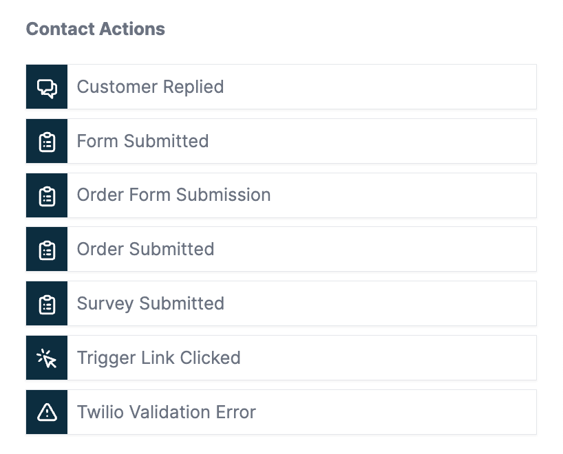 gohighlevel automation Contact Actions